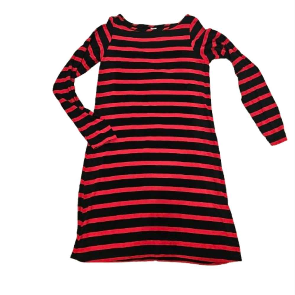 Yala Red/Black Striped Dress